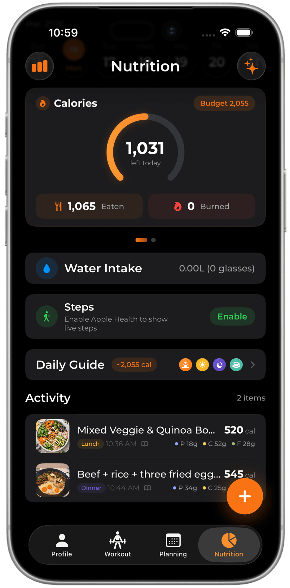 FitWit AI Nutrition Tracking